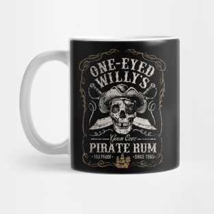 One Eyed Willy's Goon Cover Pirate Rum Mug